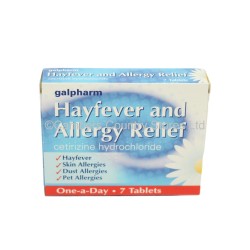 Galpharm Hayfever & Allergy Relief Tablets 7 x 10mg Pack